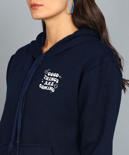 Good Things Are Coming Women’s Zipper Hoodie