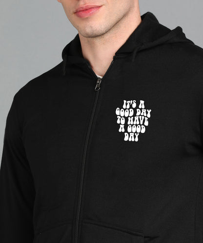 It’s a Good Day to Have a Good Day Men’s Zipper Hoodie