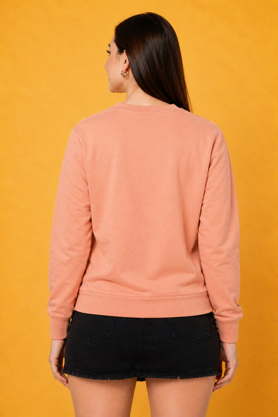 Women’s Solid Prefect Comfortable Full Sleeve Soft & Cozy Feel Sweatshirt