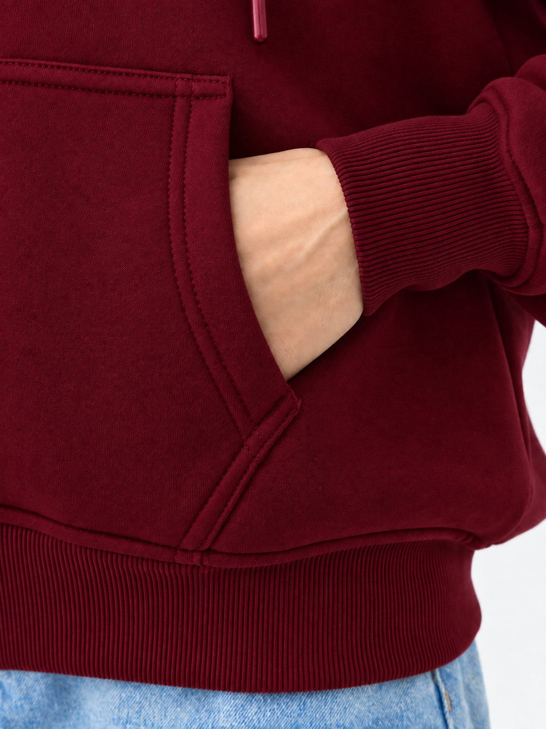 Women’s Plain Zipper Hooded Hoodie Stylish & Comfortable
