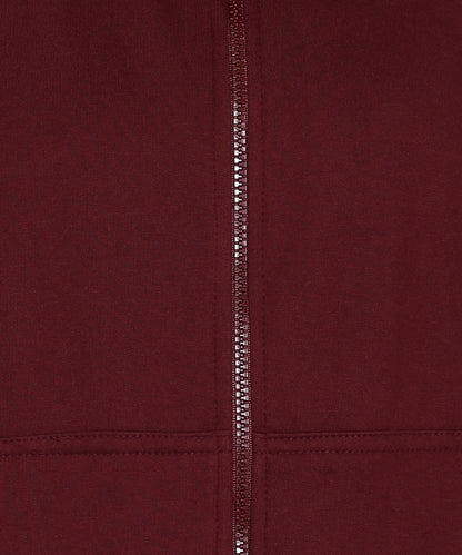 Women’s Plain Zipper Hooded Hoodie Stylish & Comfortable