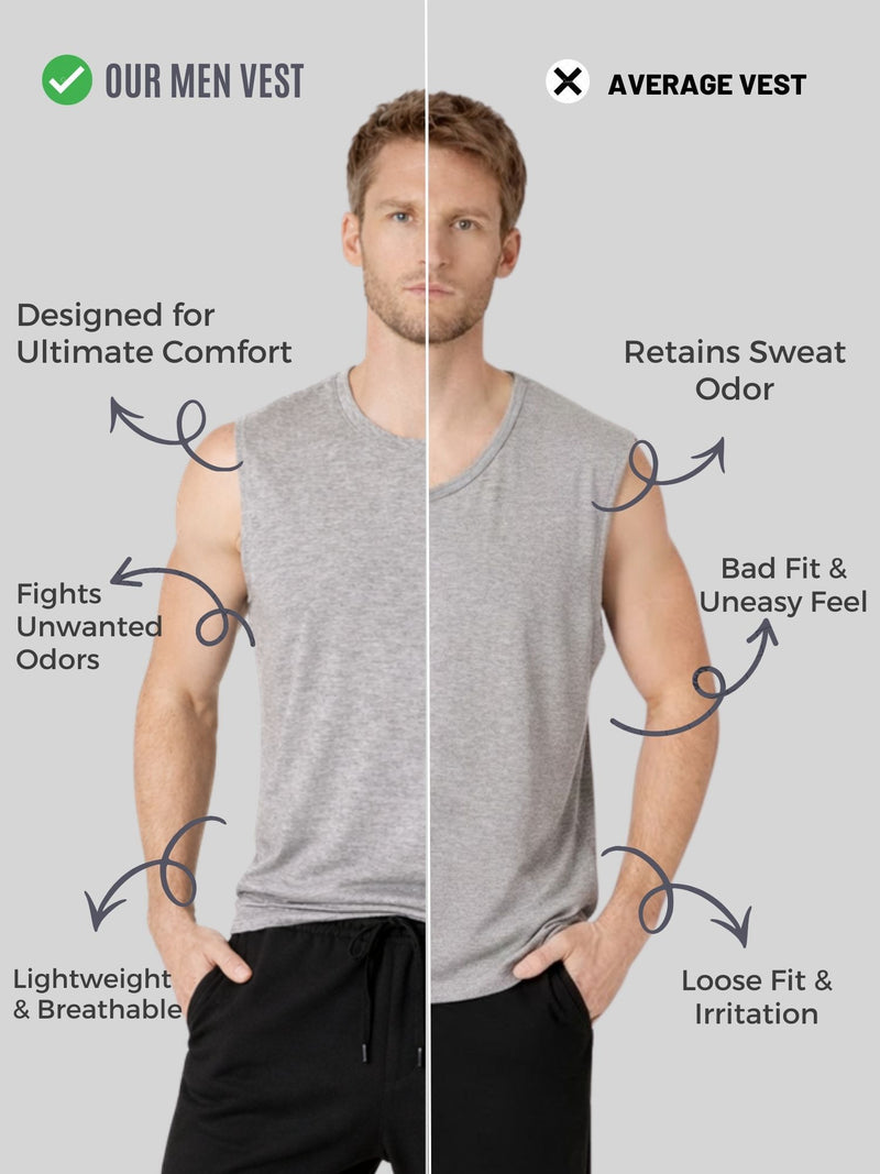 Faltu.co Pack of 3 Multicolour Men Cotton Gym Vest Breathable Sleeveless Sando