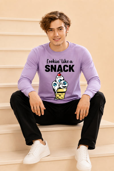 Looking Like A Snack Printed Men’s Full Sleeve Premium Pure Cotton Sweatshirt