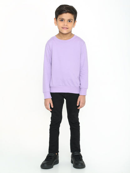 Kids Boys Plain Sweatshirt – Stylish & Comfortable