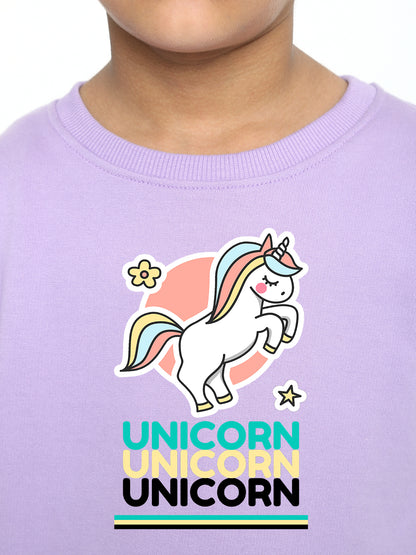 Kids Boys Unicorn Graphic Sweatshirt