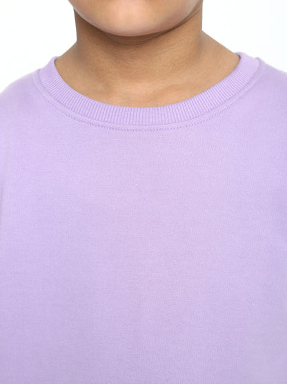Kids Boys Plain Sweatshirt – Stylish & Comfortable