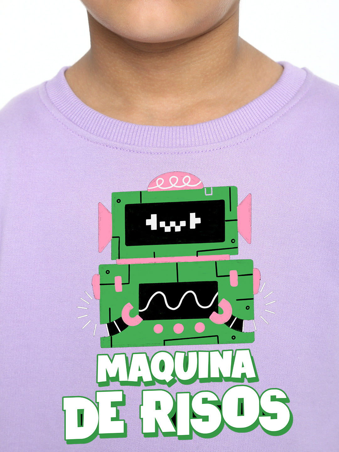 Kids Boys Robot Trendy Graphic Sweatshirt