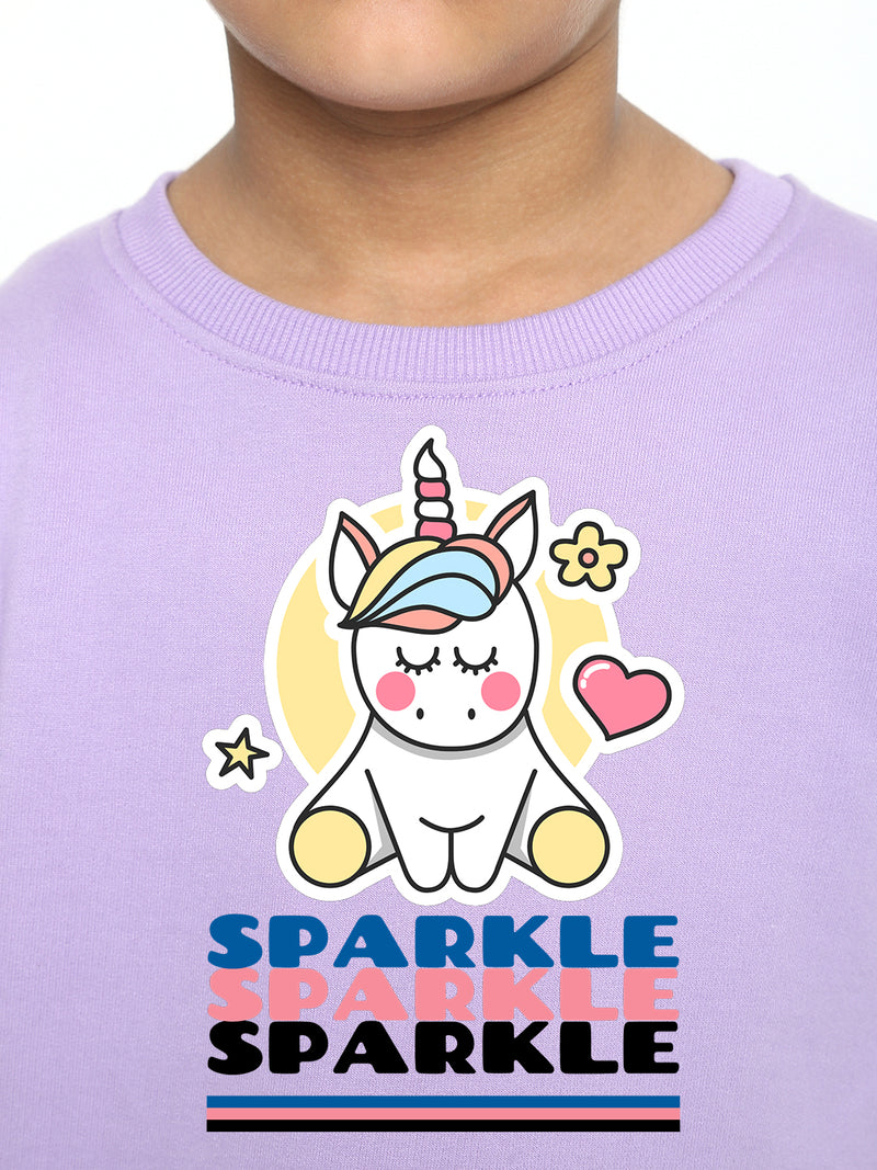 Kids' Boys Sparkle Unicorn Graphic Sweatshirt