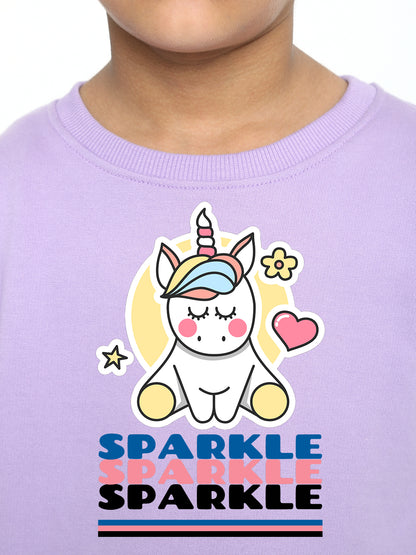 Kids' Boys Sparkle Unicorn Graphic Sweatshirt