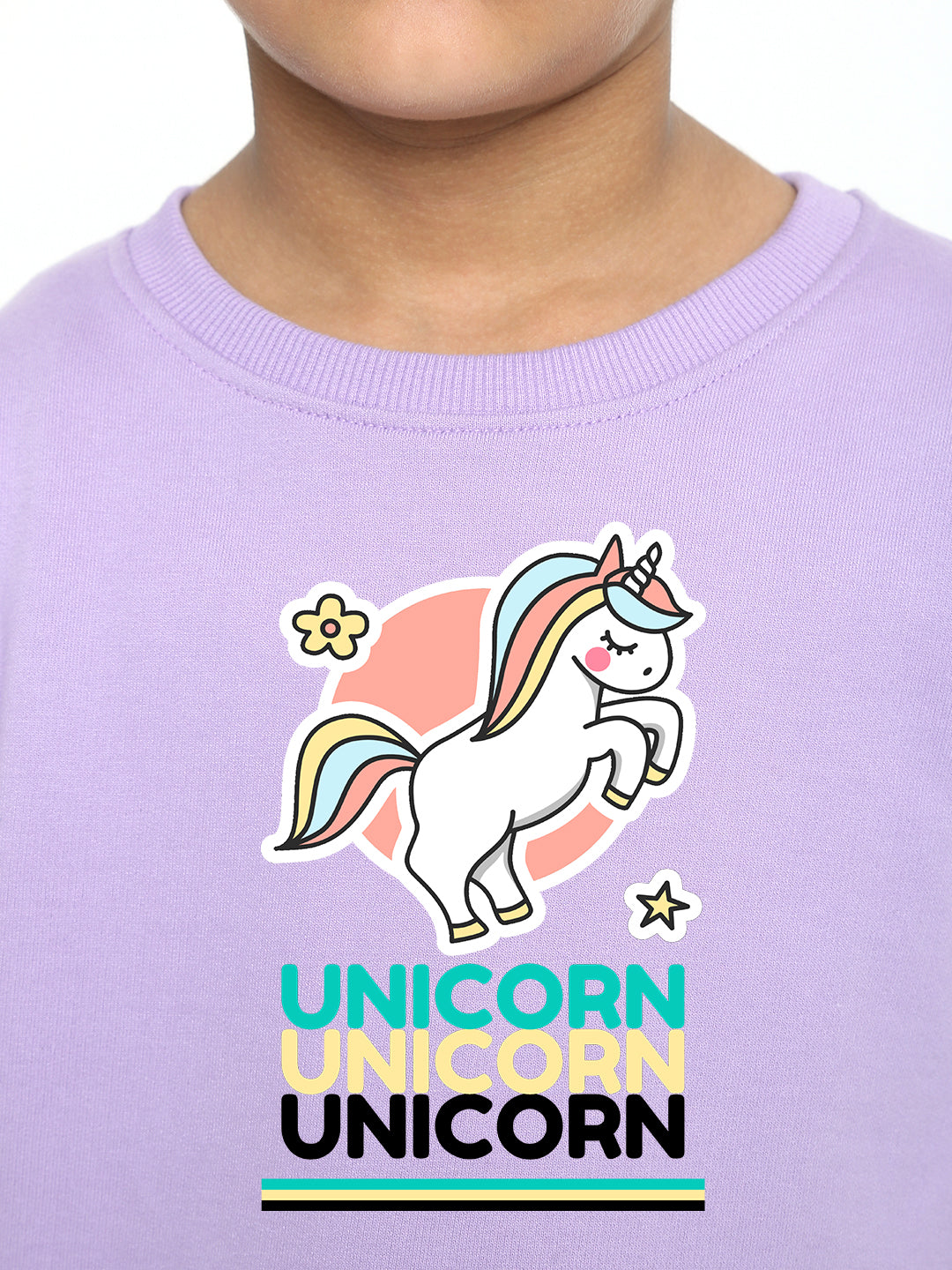 Kids Boys Unicorn Rainbow Graphic Sweatshirt – Stylish & Cozy