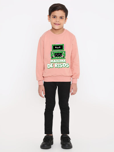 Kids Boys Robot Trendy Graphic Sweatshirt