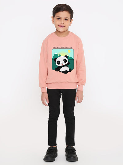 Kids Cute Panda Boys' Graphic Sweatshirt
