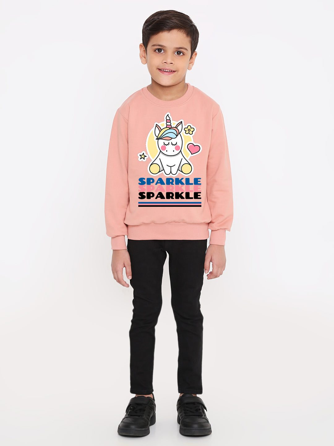 Kids' Boys Sparkle Unicorn Graphic Sweatshirt