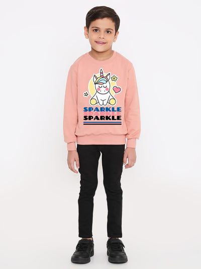 Kids' Boys Sparkle Unicorn Graphic Sweatshirt