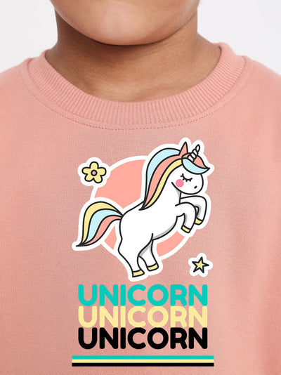 Kids Boys Unicorn Rainbow Graphic Sweatshirt – Stylish & Cozy
