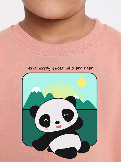 Kids Cute Panda Boys' Graphic Sweatshirt