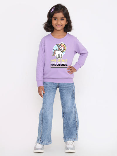 Unicorn Fabulous Sweatshirt for Girls