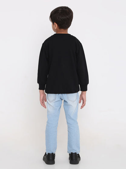Kids Boys Plain Sweatshirt – Stylish & Comfortable