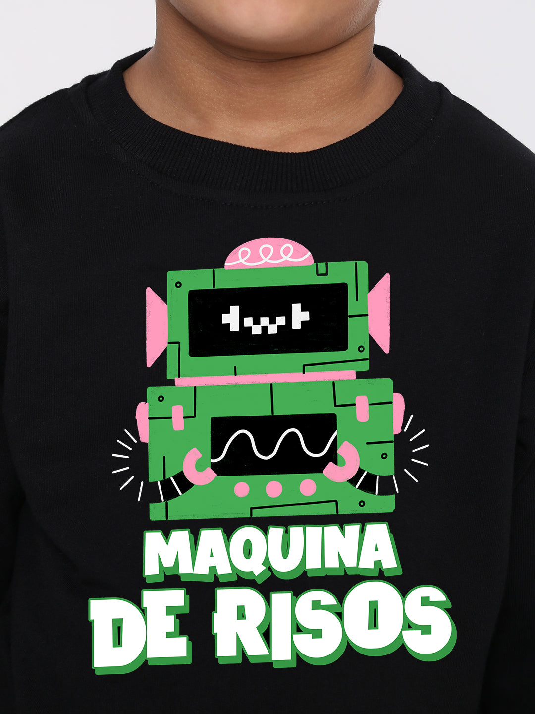 Kids Boys Robot Trendy Graphic Sweatshirt