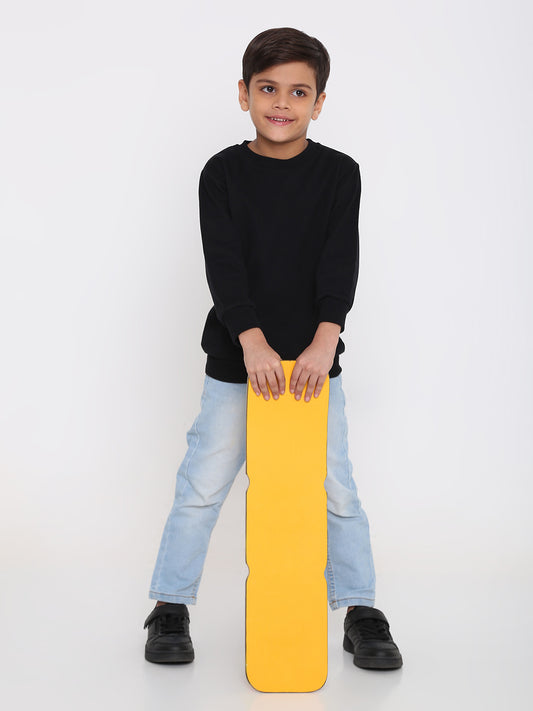 Kids Boys Plain Sweatshirt – Stylish & Comfortable