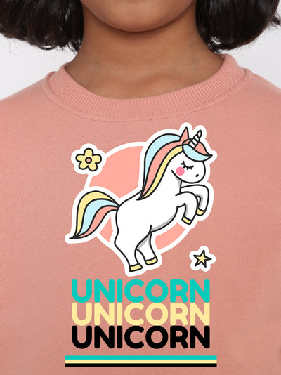 Kids Girls Unicorn Sweatshirt