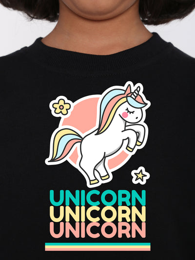 Kids Girls Unicorn Sweatshirt