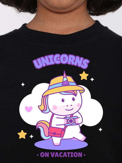 Kids Girls' Unicorn Vacation Sweatshirt