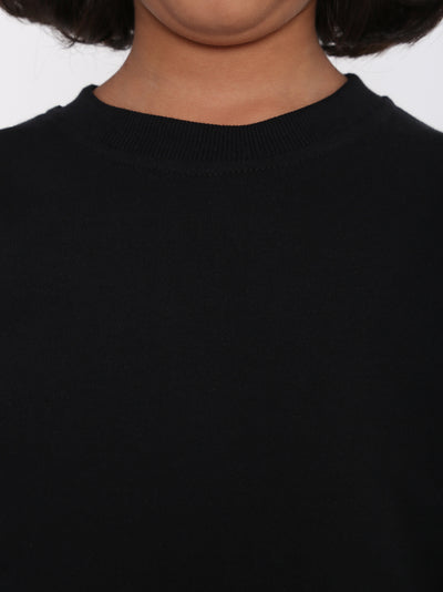 Kids' Girls Plain Sweatshirt - Soft & Stylish