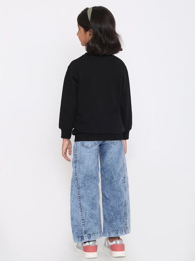Kids' Girls Plain Sweatshirt - Soft & Stylish
