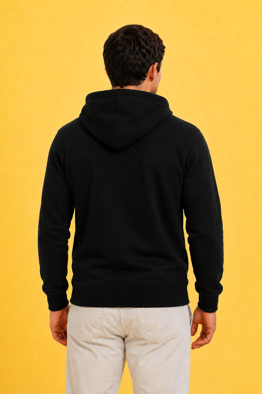 Men’s Plain Comfortable & Stylish Zipper Hooded Hoodie Sweatshirt