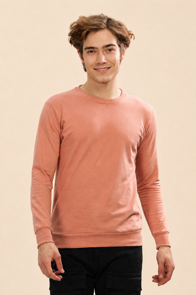 Men’s Solid Stylish Look Full Sleeve Premium Comfort Sweatshirt
