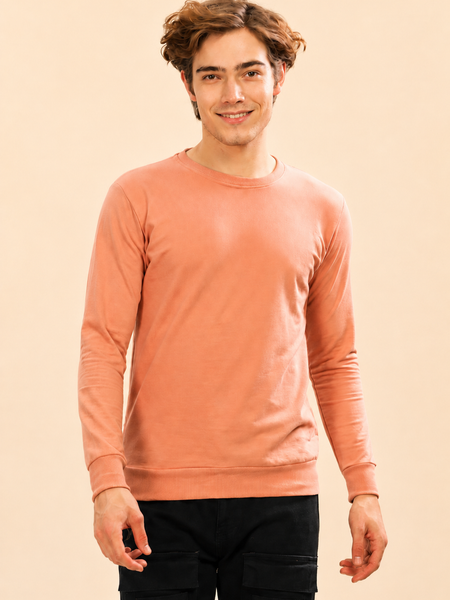 Men’s Solid Stylish Look Full Sleeve Premium Comfort Sweatshirt