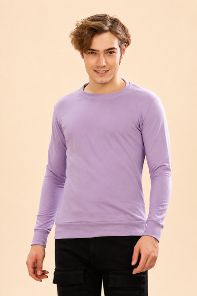 Men’s Solid Stylish Look Full Sleeve Premium Comfort Sweatshirt