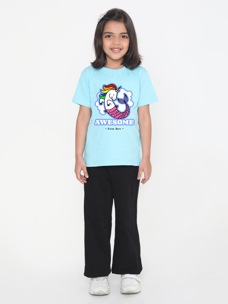 Kids' Awesome Mermicorn T-Shirt for Girls - Fun & Stylish