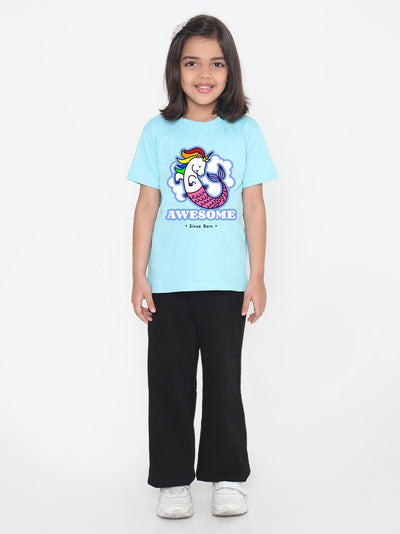 Kids' Awesome Mermicorn T-Shirt for Girls - Fun & Stylish