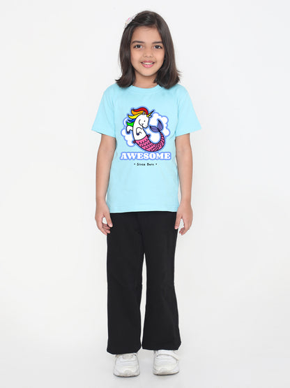 Kids' Awesome Mermicorn T-Shirt for Girls - Fun & Stylish
