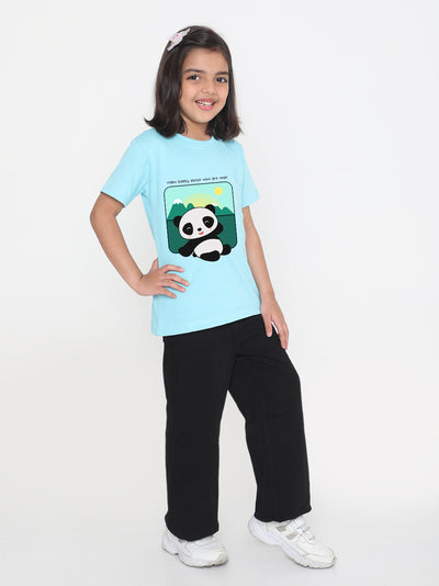Kids Cute Panda T-shirt for Girls