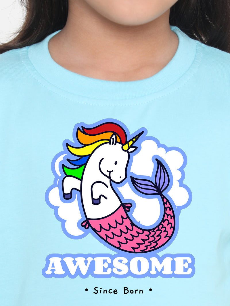 Kids' Awesome Mermicorn T-Shirt for Girls - Fun & Stylish