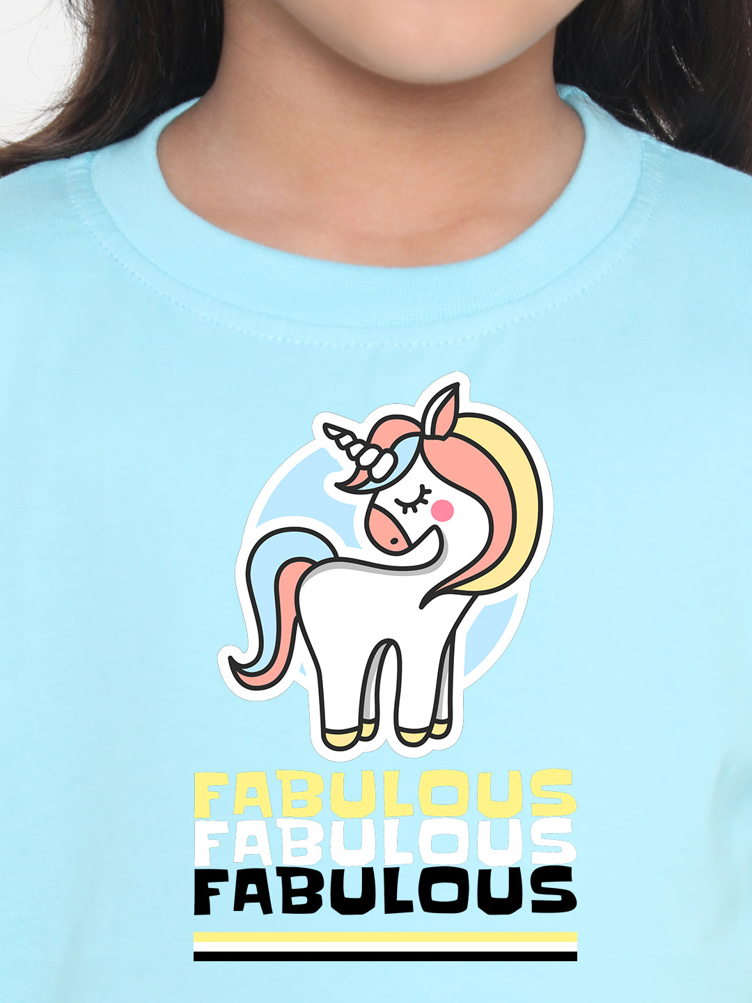 Kids Fabulous Unicorn T-Shirt for Girls