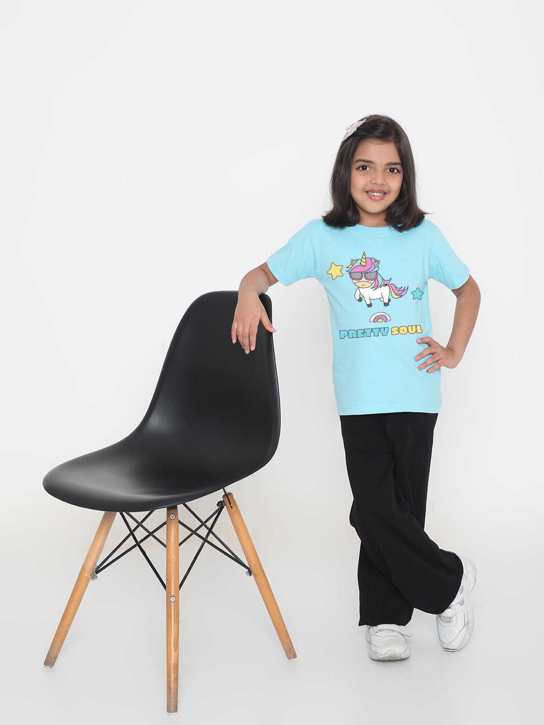 Kids Pretty Soul Unicorn T-shirt for Girls