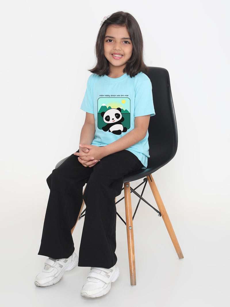 Kids Cute Panda T-shirt for Girls