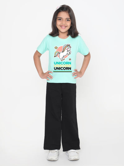 Unicorn Girls Printed T-shirt