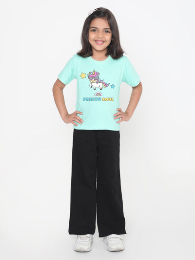 Kids Pretty Soul Unicorn T-shirt for Girls