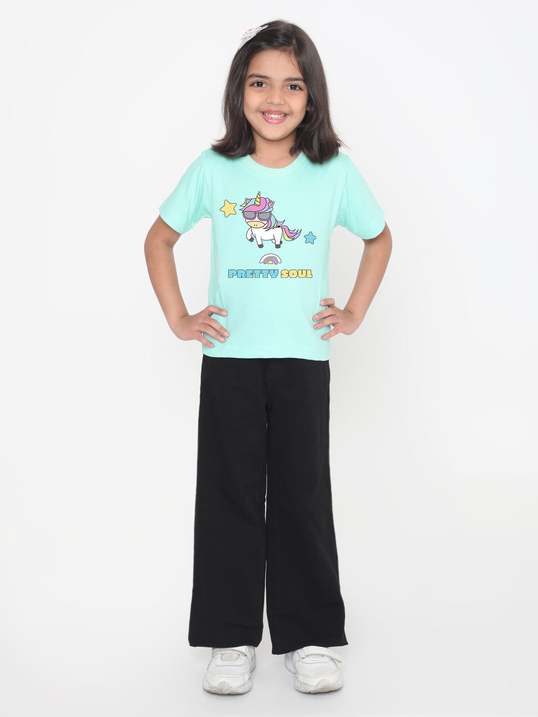 Kids Pretty Soul Unicorn T-shirt for Girls