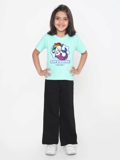 Kids' Awesome Mermicorn T-Shirt for Girls - Fun & Stylish