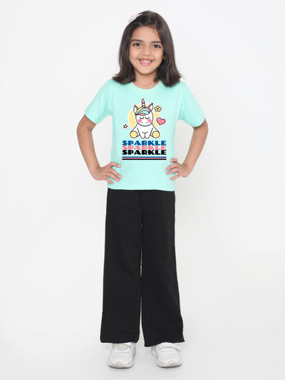Kids Sparkle Unicorn T-Shirt for Girls