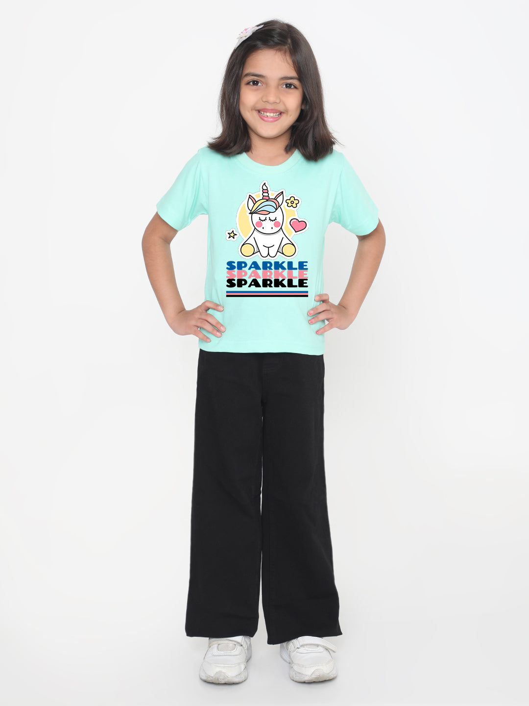 Kids Sparkle Unicorn T-Shirt for Girls