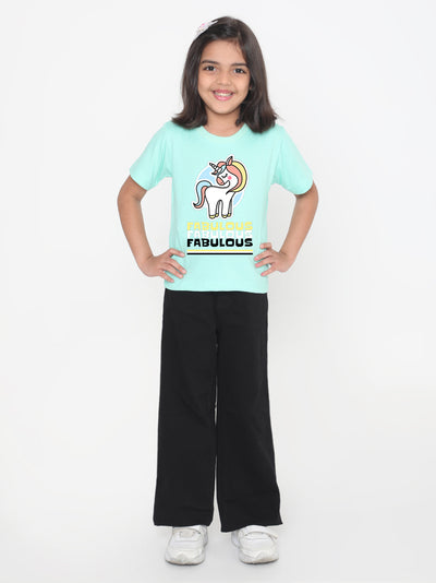 Kids Fabulous Unicorn T-Shirt for Girls