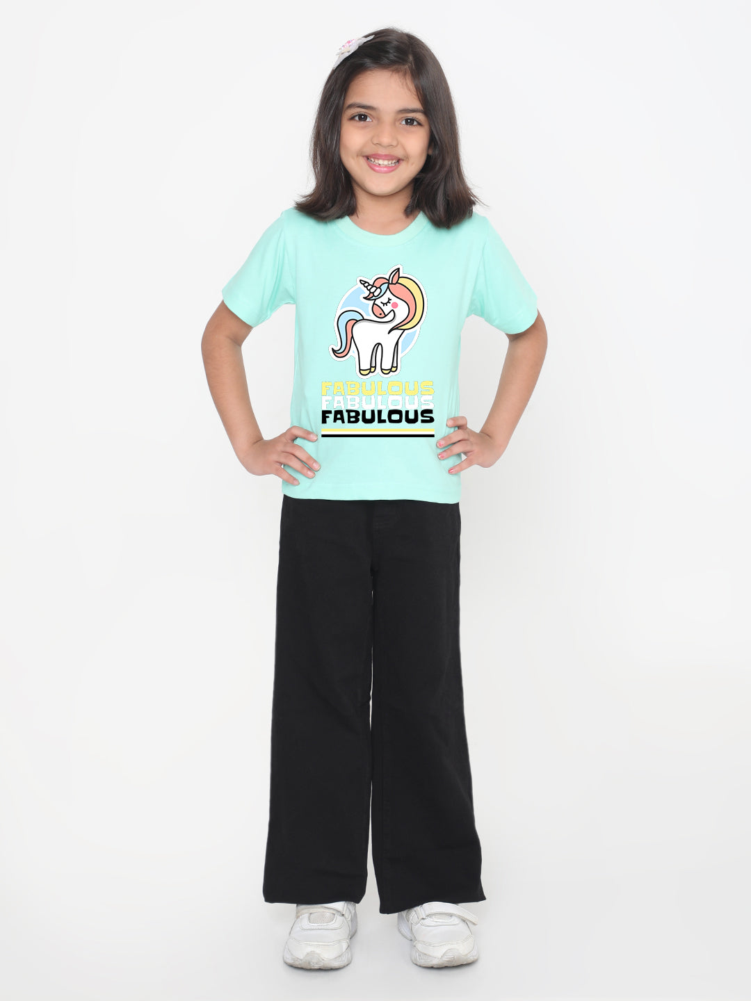 Kids Fabulous Unicorn T-Shirt for Girls