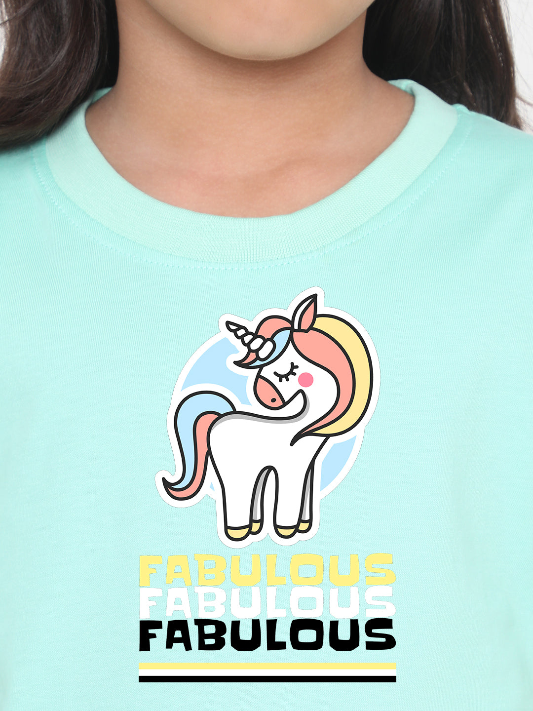 Kids Fabulous Unicorn T-Shirt for Girls